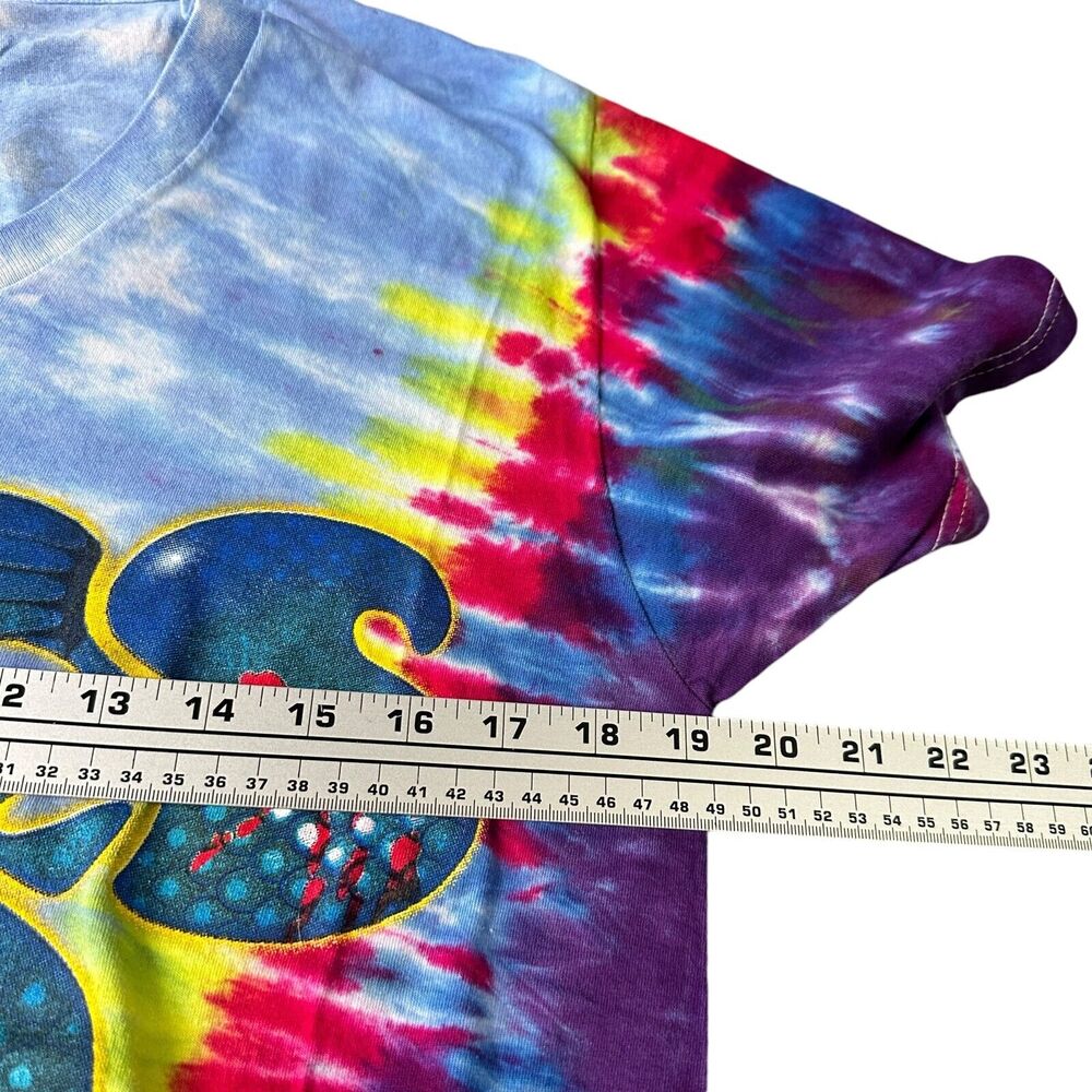 Yes Rock Band T-Shirt Mens Medium Tie Dye‎ 2014 Summer Tour Music Tee V-Neck - Picture 7 of 9